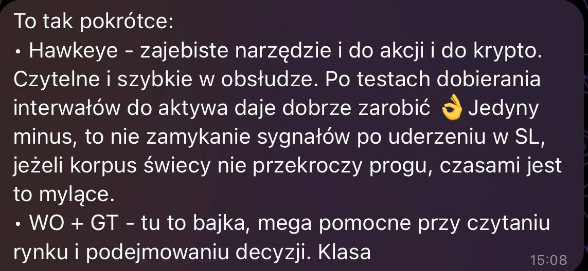 Opinia użytkownika — Hawkeye i WO+GT