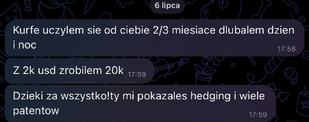 Opinia użytkownika — wyniki i mentoring